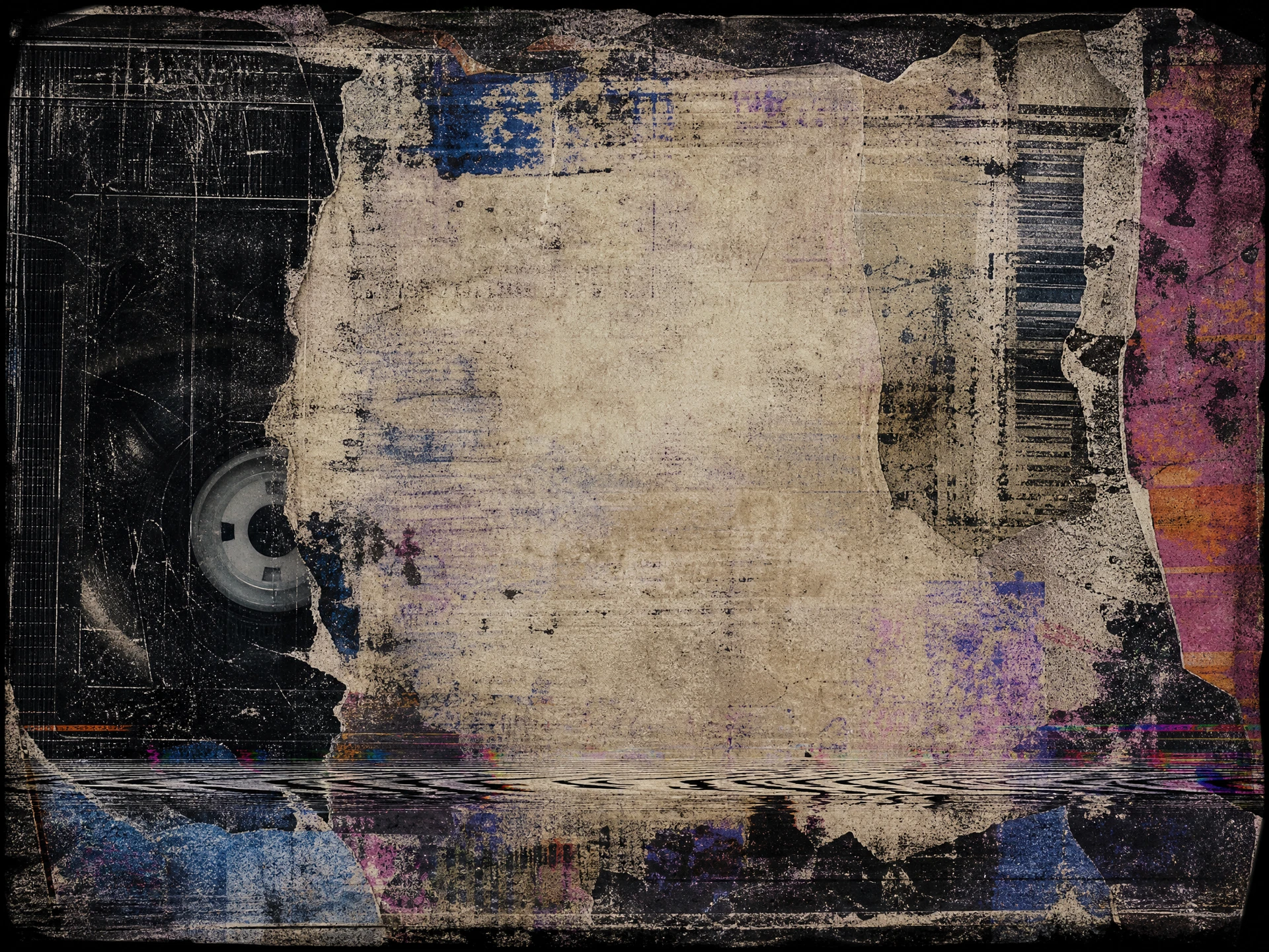 Degraded analogue texture